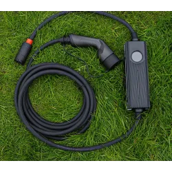 Carregador portátil trifásico para carro elétrico Extralink BS-PCD050 32A 16kW 3F Schuko, 5m, tela sensível ao toque, 6 adaptado - Imagem 7