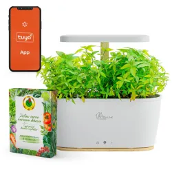 Умный горшок Extralink Smart Garden + Набор овощей,...