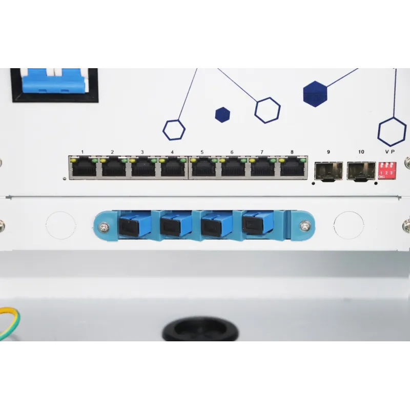 Extralink Atlas Außen-PoE-Switch, 8x RJ45 1000Mb/s PoE, 2x SFP, 120W, Aktive Kühlung - Bild 5