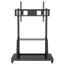 Mobile Techly TV Stand, LED, LCD, PDP, 55-100 inches, 150kg, with shelf