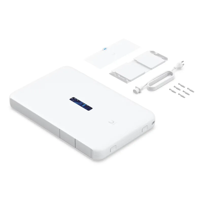 Ubiquiti UDW Dream Wall Konsolu, Wi-Fi 6, 10G SFP+, 1G RJ45 PoE++, 2.5G RJ45 WAN, Dokunmatik Ekran - Görsel 2