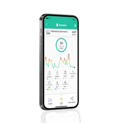 Sensibo Elements | Czujnik jakości powietrza | CO2, PM2.5, TVOC, Etanol, Temperatura, Wilgotność - Zdjęcie 5