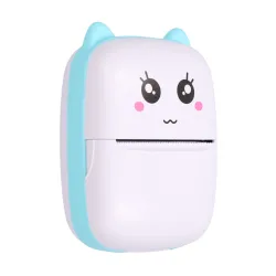Mini termální tiskárna Extralink EPP-002 modrá, Bluetooth, USB-C, 1200 mAh, 210 dpi - Obrázek 3