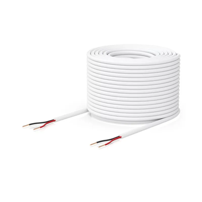 Unifi Hub Ubiquiti UACC-Cable-DoorLockRelay-1P ile elektriksel/manyetik kilit için bağlantı kablosu, 152,4 m, 1 çift tel