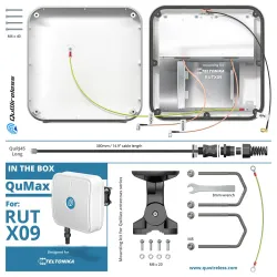 QuWireless QuMax AX09M | Antena LTE + GPS | dla Teltonika RUTX09 - Zdjęcie 5