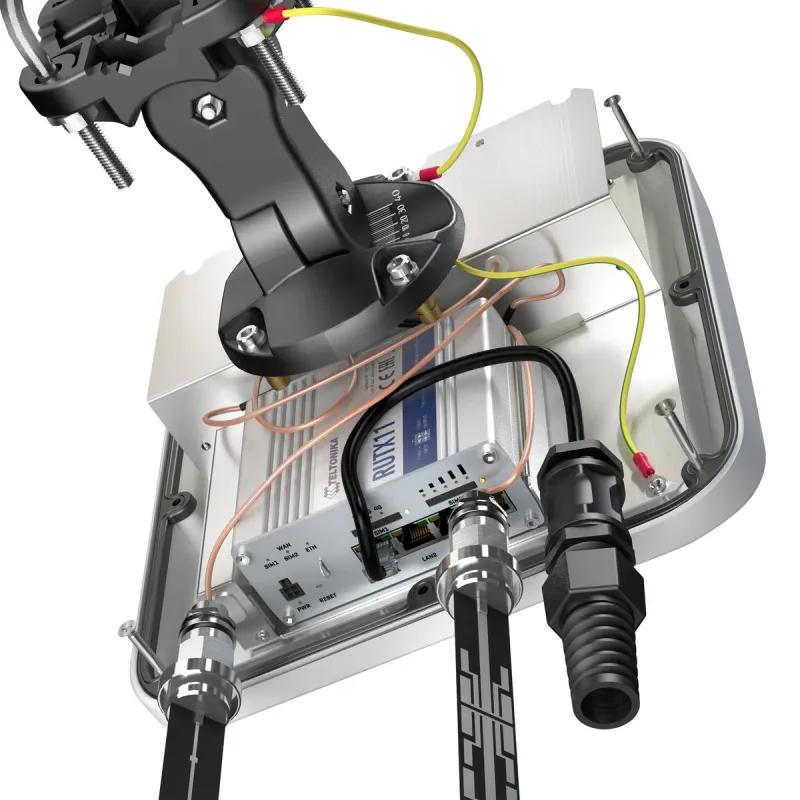 Wi-Fi + LTE + GPS + Bluetooth Antenne QuWireless QuMax AX11M für Teltonika RUTX11 - Bild 4