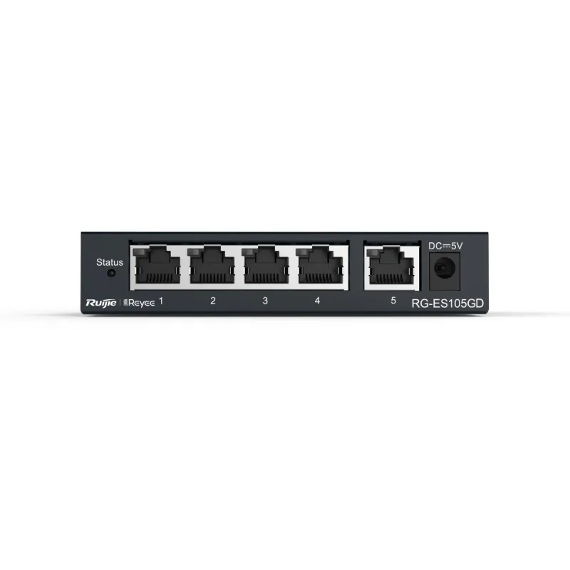 Ruijie Reyee RG-ES105GD Switch, 5x RJ45 1000Mb/s, Unmanaged, Desktop - Image 2