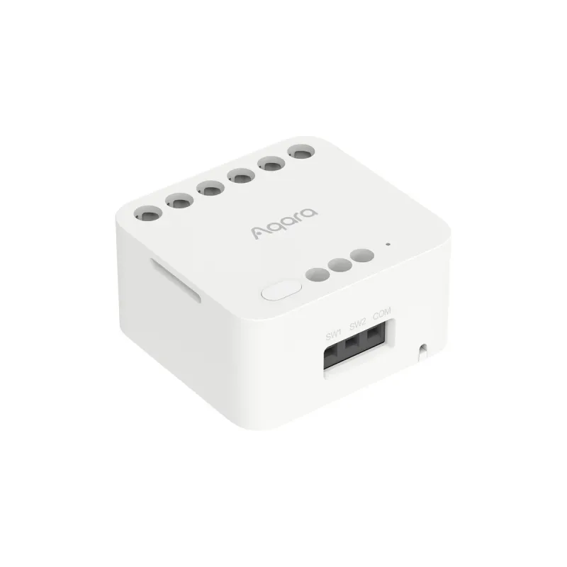 Módulo de Relé Doble Aqara T2, Zigbee, Apple HomeKit, Matter, Google Home, Alexa, DCM-K01 - Imagen 2