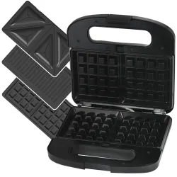 Extralink Home Grill Sandwich & Waffle Maker SJ-37A, Гриль-тостер и вафельница, 1000W, тостер с 3 сменными пластинами - Изображение 2