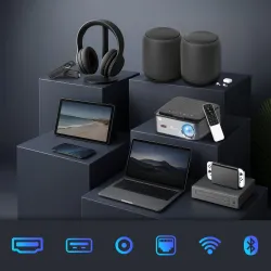 Proiettore Extralink Smart Life Vision Pro, 450 ANSI, 1080p, Android 9.0 - Immagine 8