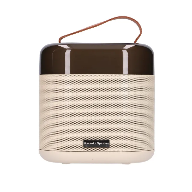 Extralink Kids Karaoke Set LED Hoparlör 1x Mik White, Bluetooth Hoparlör, 1 Mikrofon, AUX, Hafıza Kartı Yuvası, RGB Aydınlatma - Görsel 3