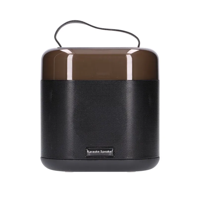 Conjunto de Karaoke Extralink Kids Alto-falante LED 1x Microfone Preto, Bluetooth, AUX, Slot para Cartões Micro SD, Iluminação R - Imagem 5