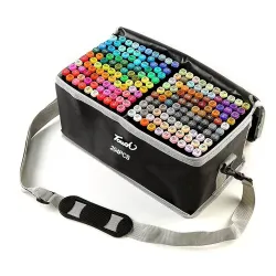Set di Pennarelli a Base Alcolica Extralink, Pennarelli, 204 Pezzi - Immagine 2