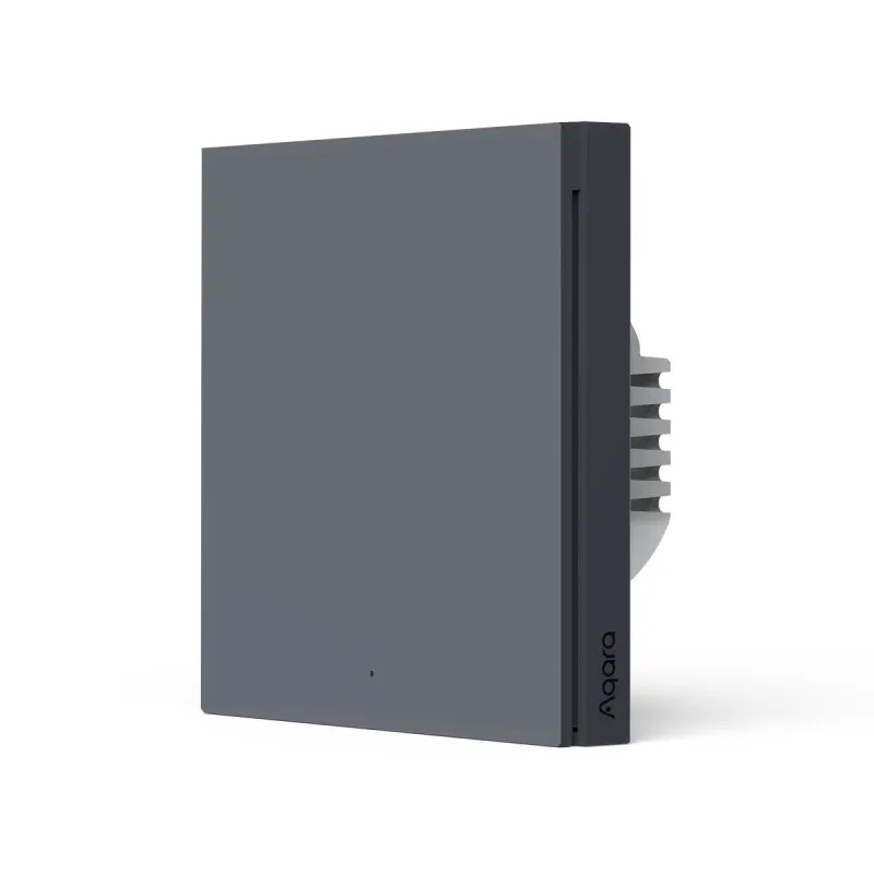 Aqara Smart Wandschalter H1 Grau, Einzel, mit Neutralleiter, Zigbee 3.0, EU, WS-EUK01-G - Bild 2