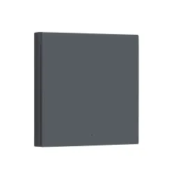 Interruptor de Parede Inteligente Aqara H1 Cinza, Único, com Neutro, Zigbee 3.0, UE, WS-EUK01-G - Imagem 4