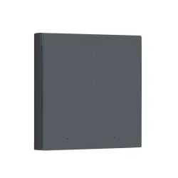Interruptor de Pared Inteligente Aqara H1 Gris, Doble, con Cable Neutro, Zigbee 3.0, EU, WS-EUK01-G - Imagen 3