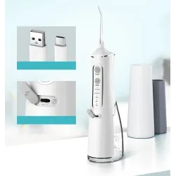 Irrigatore Extralink Beauty Intelligent Water Flosser L8 Bianco, 2000mAh, IPX7 - Immagine 2