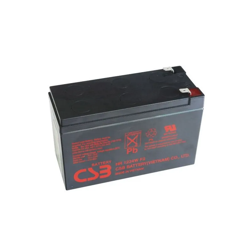 CSB HR1234W F2 Gel-Batterie, 12V 9Ah
