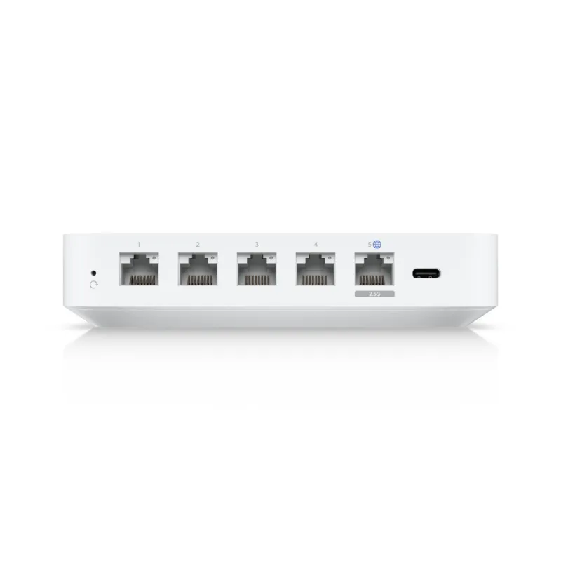 Puerta de enlace UniFi Ubiquiti UCG-Ultra EU, 4x GbE RJ45 LAN, 1x 1/2.5GbE RJ45 WAN, USB-C, Bluetooth - Imagen 3