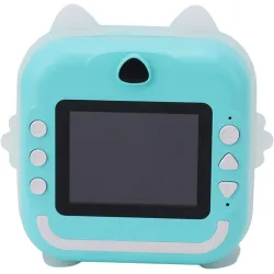 Mini Impresora Térmica con Cámara Extralink EPP-004 Azul, 3 Rollos de Papel Térmico, Pantalla LCD de 2.5", Bluetooth, USB-C, 100 - Imagen 3