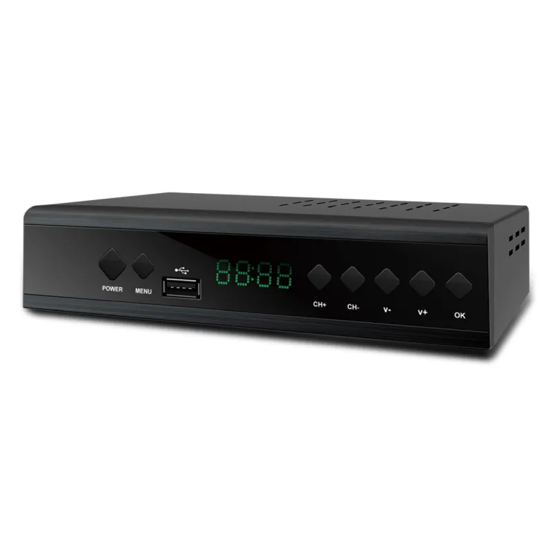 Extralink Home Tuner Decodificador DVB-T2 TV Digital Terrestre H.265 HEVC FULL HD USB HDMI + Controle Remoto - Imagem 2