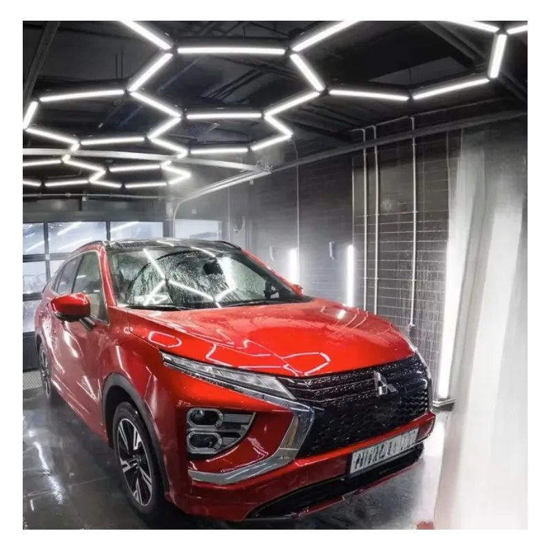 Lámpara LED RGB Extralink Hexágono Panel, 236X420 - Imagen 3