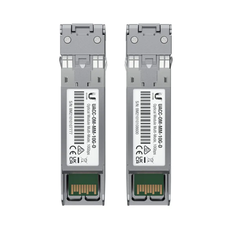 Módulo SFP+ Ubiquiti UACC-OM-MM-10G-D-20, pacote com 20, Duplex LC, MM, 850nm, 10Gbps, 300m - Imagem 2