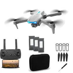 Juego de dron + 3 baterías + estuche Dron E99 Pro, 1800mAh