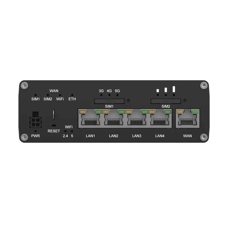 Teltonika RUTC50 | Router 5G | Wi-Fi 6, 5x RJ45 1000Mb/s, Dual SIM, IP30 - Zdjęcie 4
