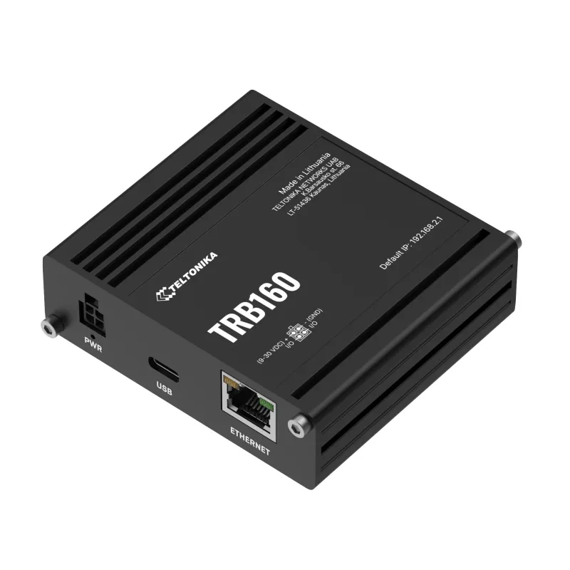 IoT шлюз LTE Teltonika TRB160, Cat 6, 1x RJ45 1000Mb/s, IP30 - Изображение 2