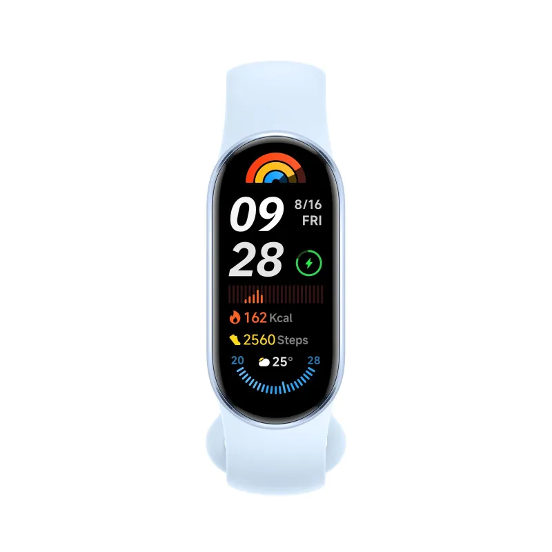 Xiaomi Smart Band 9 Niebieski | Inteligentna opaska sportowa | Bluetooth 5.4, 233mAh, 1.62", 5 ATM, akcelerometr, sensor PPG, ży - Zdjęcie 3