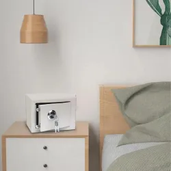 Extralink Home Safe, Bürosafe, Schlüsselaufbewahrung, Geldsicherheitsschrank, Weiß, S-404 - Bild 4