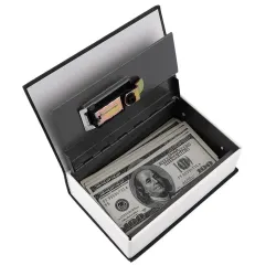Книга- сейф Extralink Home, касса для денег, стальной сейф для ключей, S-405 - Изображение 2