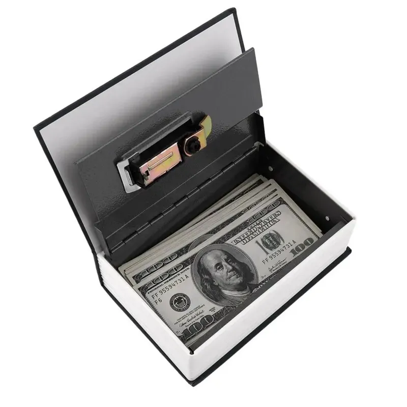 Книга- сейф Extralink Home, касса для денег, стальной сейф для ключей, S-405 - Изображение 2