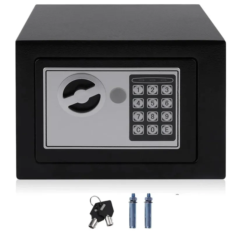 Cassaforte Elettronica Extralink Home, Scatola di Sicurezza con Codice Digitale, Chiavi, S-406 - Immagine 3