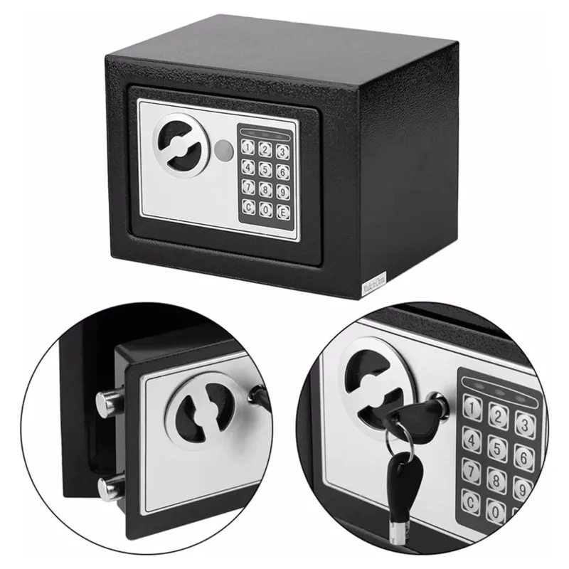Elektronický trezor Extralink Home, digitální zabezpečovací box, klíče, S-406 - Obrázek 4
