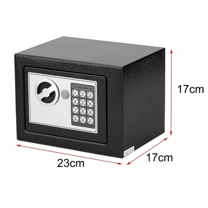 LockStar by Extralink | Sejf na zamek elektroniczny | cyfrowy szyfr kasetka pancerna, klucze, S-406 - Zdjęcie 6