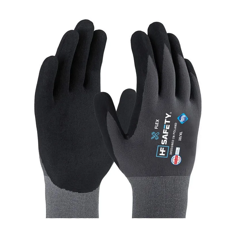 Защитные перчатки Extralink HF Safety Flex 12 пар, размер 9/L - Изображение 5