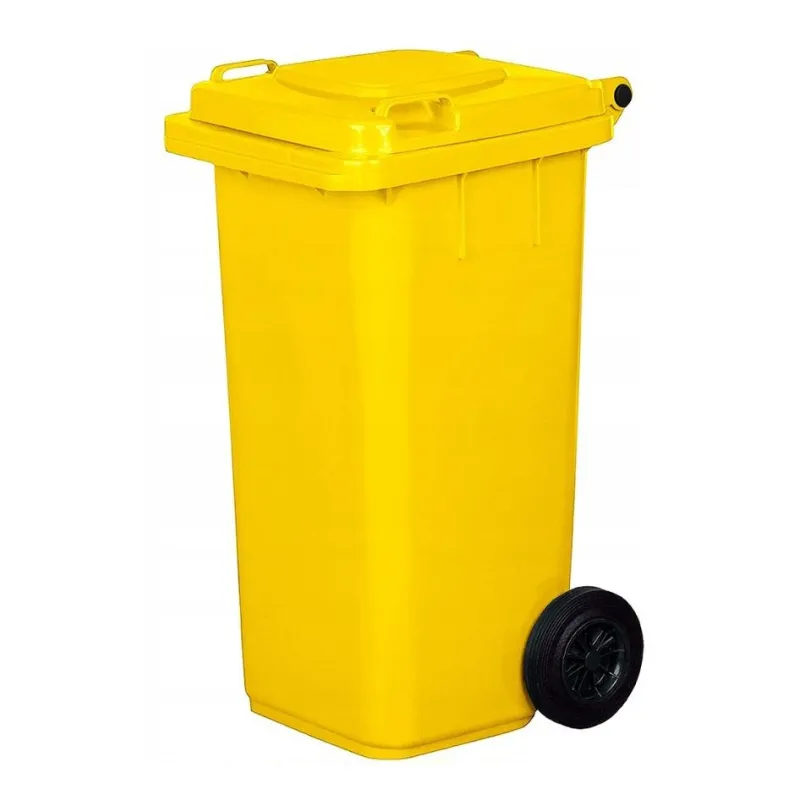 Extralink Mülleimer, 120L Gelb