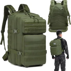 Mochila Escolar T&aacute;tica Militar Extralink Masculina Grande...