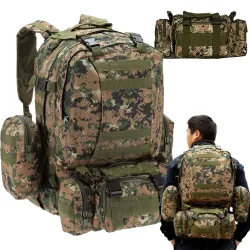 Mochila Militar Extralink Táctica 4 en 1 Escolar de Viaje...