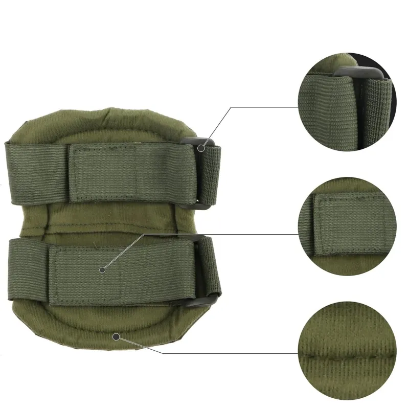 Protecciones para Rodillas y Codos Extralink Military, Rodilleras Tácticas ASG MIL-686 - Imagen 3