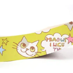 Extralink Pets Kedi Tırmalaması, Kartonlu Yatak Dalga Tırmalama Mat Eco Büyük pet-762 - Görsel 2