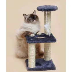 Arranhador para gatos e gatinhos Extralink Pets, cama arranhadora com brinquedo de rato Pet-767 - Imagem 2