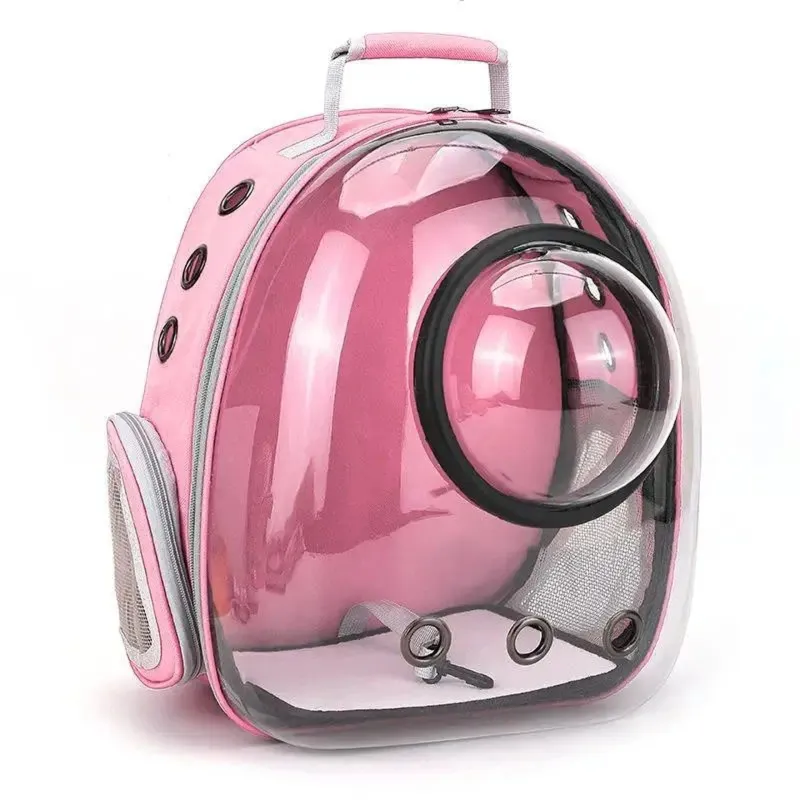Extralink Pets Cat and Dog Backpack, Transparent Ventilated Carrier Bag for Cats pet-997 - Image 2