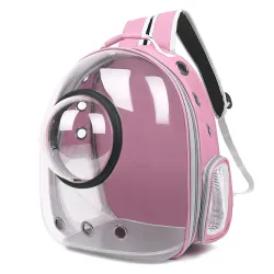 Extralink Pets Cat and Dog Backpack, Transparent Ventilated Carrier Bag for Cats pet-997 - Image 3