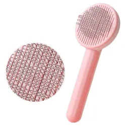Samočistící kartáč na srst pro psy a kočky Extralink Pets, ergonomický hřeben pet-817 - Obrázek 2
