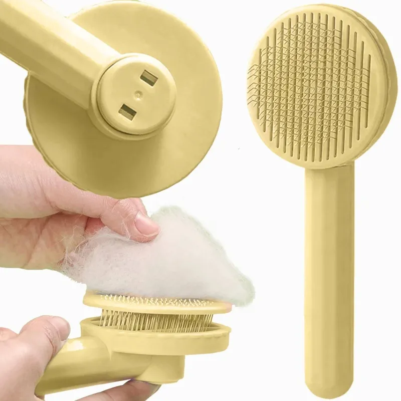 Kendi Kendini Temizleyen Evcil Hayvan Fırçası Köpekler ve Kediler için Extralink Pets, Ergonomik Tarak pet-819