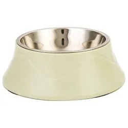 Cuenco Doble para Perros y Gatos Extralink Pets, Metal 2 en 1 para Comida Seca Húmeda y Agua pet-824 - Imagen 2