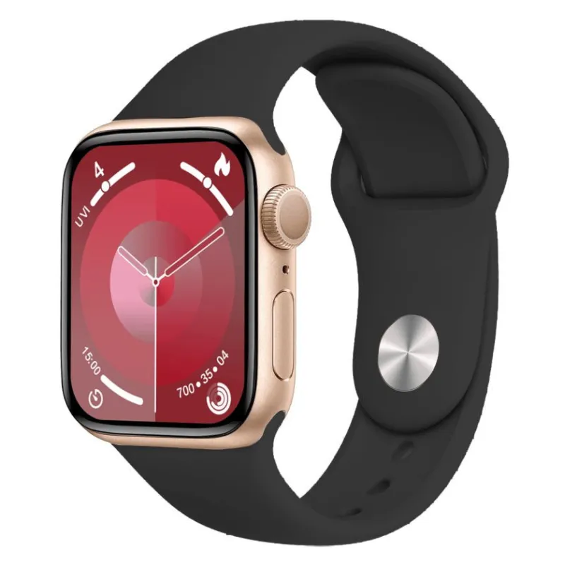 Smartband Extralink Lifestyle Akıllı Saat F89, Altın + Pembe/Siyah Bant - Görsel 2